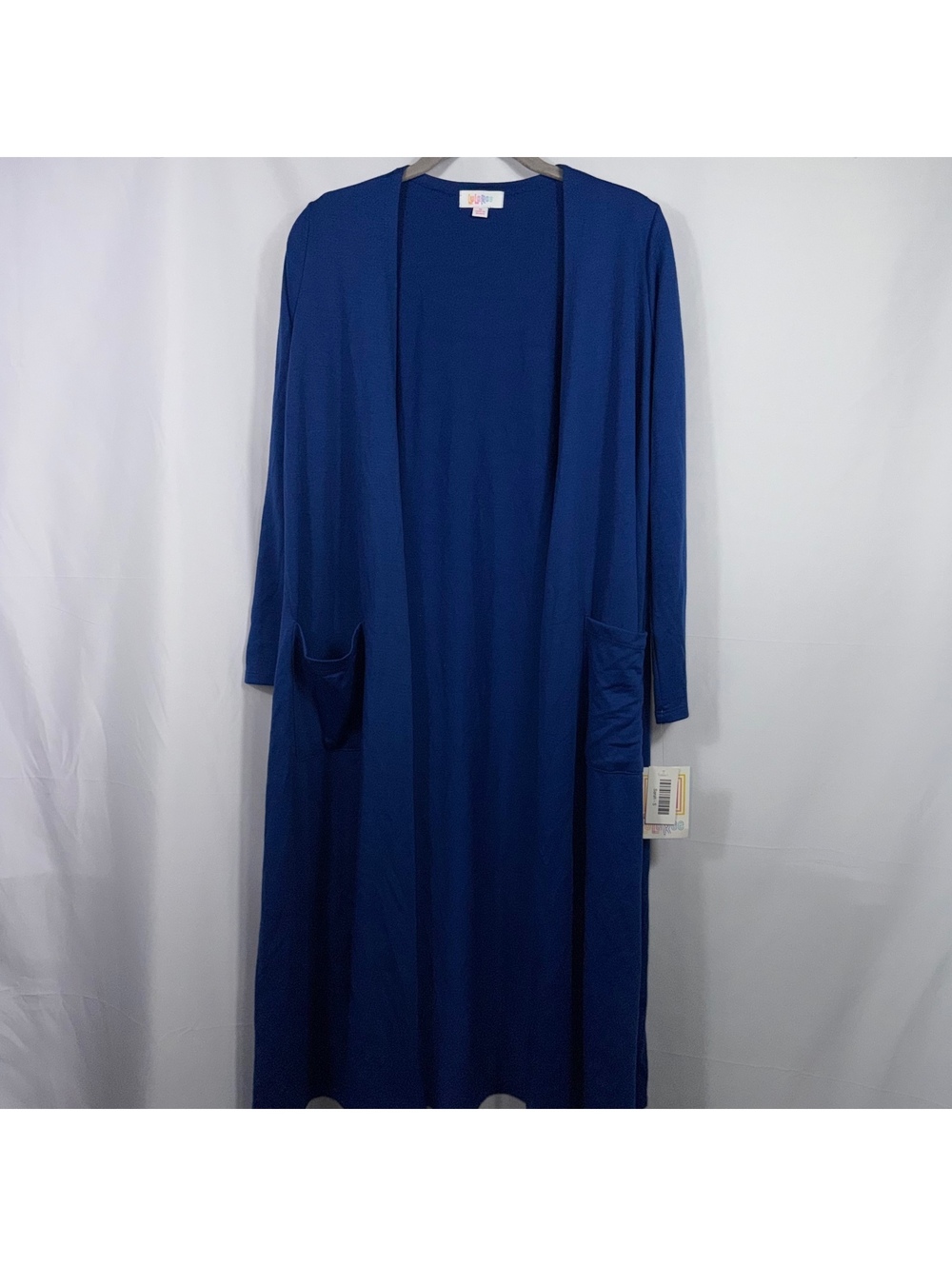LuLaRoe Sarah S Blue Duster Cardigan NWT